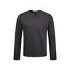 "Skin-friendly Glutinous Rice Cloud Feeling" Solid Color Basic Commuting Versatile Henry Collar Long-sleeved T-shirt
