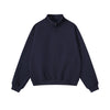 ROPUCHA Semi-zipper Basic Stand-up Collar Sweater