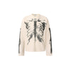 Advanced Abstract Pattern Design Waffle Long Sleeve T-Shirt