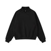 ROPUCHA Semi-zipper Basic Stand-up Collar Sweater