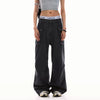 Jimmy Vintage Washed Loose Straight Wide Leg Overalls