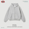 BE Street Fleece Heavy Hooded Zipper Sweater Scimitar Sweatpants Drop Casual Two-piece Set