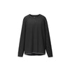 Inflation Waffle Contrast High Neck Old Money Style Rough Sleeves Long Sleeve T-Shirt