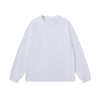 ROPUCHA Solid Color Basic Pure Cotton Sweatshirt Long-sleeve