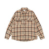 BSAPA  Lazy Retro Plaid Lapel Shirt