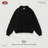 BE Old Money Wind Yarn Half Embroidered Lapel Open Chest Polo Sweater