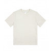 Following Flower Yarn Cotton Striped Crew Neck Short Sleeves