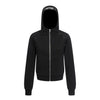 Pokiovo Slim Skinny Zip Versatile Hooded Sweater Jacket