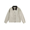 STAFFPICK Retro Washed Splicing Lapel Jacket Tooling