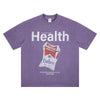 SUPER WAY Street Irony Cigarette Print High Street Loose T-shirt