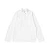 Inflation Double-Sided Fleece Half Zipper Warm Ragged Sleeve Long Sleeve