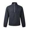 MADEEXTREME Lyocell Blended Half-zip Stand-up Sweater