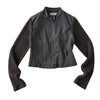 Pokiovo Spice Girl Stand-Up Collar Front Shoulder Jacket Knitted Versatile Short Jacket