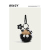 Rycr Plush Briquettes Hang Cute Pendant Keychain
