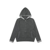 TaelePlus Spliced Checked Knitted Hoodie Knitted Sweater