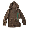 Pokiovo Babes V-neck Hoodie Long Sleeve T-shirt
