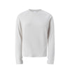 UNF Youkes + Konali Nano Fleece Shoulder Foundation Long Sleeve in soft white color, designed for warmth and comfort.
