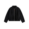 STAFFPICK British Minimalist Design Pleated Retro Lapel Jacket