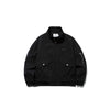 TIMACHINE Simple Tooling Stand-up Collar Harrington Jacket
