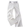 Pokiovo Retro Metal Design Sense Niche Low-rise Mopping Micro-pull Versatile Tooling Casual Pants