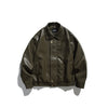 UNDREST PU Loose Lapel Motorcycle Leather Jacket