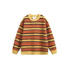 OUSWE Vintage Striped Pullover Knitted Sweater