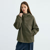SOLOTE * Waffle Casual Outdoor Warm Zip Jacket Hooded Sweater