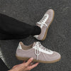 Retro Color Matching Sports and Leisure Low-top Couple German Training Shoes