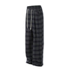 DC Loose Straight Leg Elastic Drawstring Plaid Straight Pants