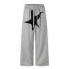11KN Five-star Printed Splicing Sweatpants Casual Pants