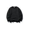 DAVIC Striped Casual Knitted Sweater