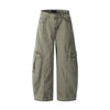 11KN Multi-pocket Retro Cut Old and Thin Casual Scimitar Overalls