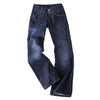 Pokiovo Low Waist Washed Old Straight and Thin Floor Mopping Jeans