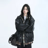 Maillard Locomotive PU Leather Jacket Loose Jacket
