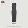 BE Women's Summer Vest Slim-fit Knitted Dress