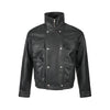 EME Retro Solid Color Cool Handsome Leather Fashion Versatile Jacket