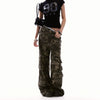 Jimmy Loose Hip Hop Straight Casual Camo Overalls