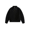 STAFFPICK Basic Thin Velvet Lapel Jacket Corduroy Top