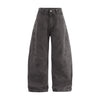 Canvas Wash Vintage Deconstruction Casual Pants