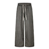 11KN Lazy Apricot Strips Straight Vertical Casual Pants