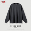BE Men's Blockbuster Basic Oversizes Long Sleeve Tee  Solid Color Pure Cotton Loose T-Shirt