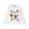 Beast Street College Cute Animal Print Pullover Sweater