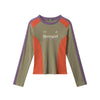 HeyHenry Contrast Color Inner Slim Long Sleeve