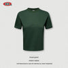 BE Women's Summer Long Staple Cotton Crew Neck Casual Sports Short Sleeve Front Shoulder T-Shirt