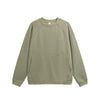 Inflation Temperature Control Fleece Crew Neck Solid Color Sweater