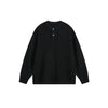 YEOOTI Basic Henry Neck Loose Knitted Sweater