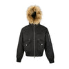 EME 90 White Duck Down Flying Wing Air Force Jacket Fur Collar Warm Thickened Down Jacket