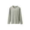 Inflation Henry Linen Old Money Wind Lyocell Loose Crew Neck Long Sleeve
