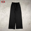 BE Autumn Quiet Luxury Old Money Wind Heavy Yarn Thread High Waist Sports and Leisure Straight Waist Trousers
