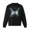 WHOLATE Street Henry Collar Loose Print Sweater